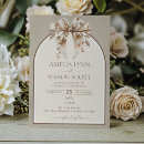 Search for wood arch wedding invitations Watercolor
