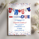 Search for patriotic baby shower invitations Red white and due