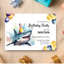 Search for jaws invitations Great white shark