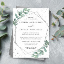 Search for eucalyptus rehearsal dinner invitations Elegant