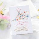 Search for wildflowers bridal shower invitations Boho