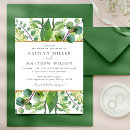 Search for greenery rehearsal dinner invitations Foliage