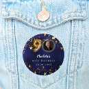 Search for 90th birthday badges Gold