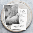 Search for funeral prayer with photo sympathy cards In loving memory