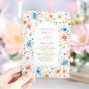 Search for wildflower rehearsal dinner invitations Floral