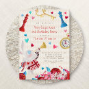 Search for alice in wonderland birthday invitations White rabbit