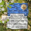 Search for senior graduation blankets Blue and white