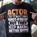 Search for comedian tshirts Acting