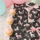 Search for poodle wrapping paper Black