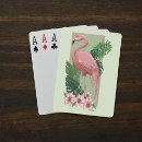 Search for flamingo playing cards Green