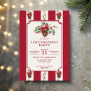 Search for bow christmas invitations Stripes