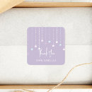 Search for lavender shower thank you stickers Simple