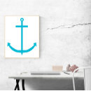 Search for anchor maritime posters Blue