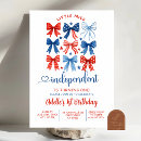 Search for america party invitations Red white blue