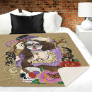 Search for sugar skull blankets Purple