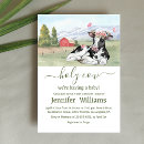 Search for cow baby girl shower invitations Green
