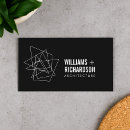 Search for geometric architecture business cards Construction
