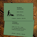 Search for green and black business cards Mowing