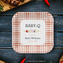 Search for gender neutral paper plates Gingham