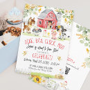 Search for oink baa moo invitations Watercolor