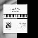 Search for piano business cards Musician