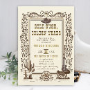 Search for western retirement invitations Rustic