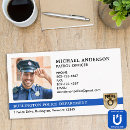 Search for police business cards Detective