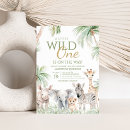 Search for jungle wild one invitations Elephant