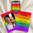 Search for lesbian wedding invitations Vibrant