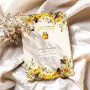 Search for she found her honey bridal shower invitations Yellow
