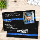 Search for police business cards Cop