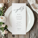Search for calligraphy menus Elegant