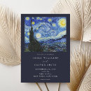 Search for starry night wedding invitations Elegant