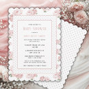 Search for pastel pink baby girl shower invitations Feminine
