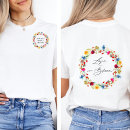 Search for spring wedding tshirts Floral