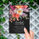 Search for colorful bridal shower invitations Flowers