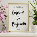 Search for modern minimalist wedding posters Stylish