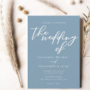 Search for blue and white wedding invitations Solid colour