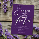 Search for royal purple save the dates Elegant