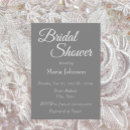 Search for dark bridal shower invitations Grey