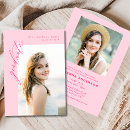 Search for hot pink graduation invitations Graduate