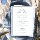 Search for elegant royal blue wedding invitations Traditional