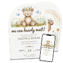 Search for bearly wait baby shower invitations Editable