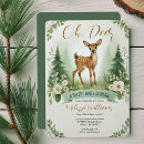 Search for woodland deer baby shower invitations Animal