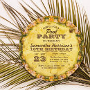 Search for pineapple party invitations Unique