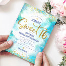 Search for modern sweet 16 invitations Watercolor