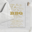 Search for bbq invitations Gold