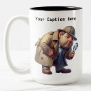 Search for investigation mugs Detective