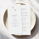 Search for monogram wedding programs Classic