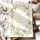 Search for fern wedding save the dates Greenery